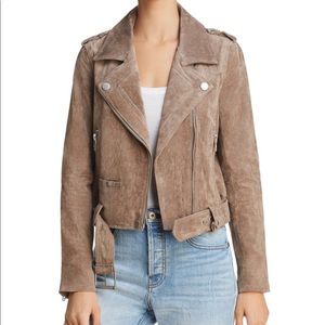 Blank NYC suede leather biker jacket
